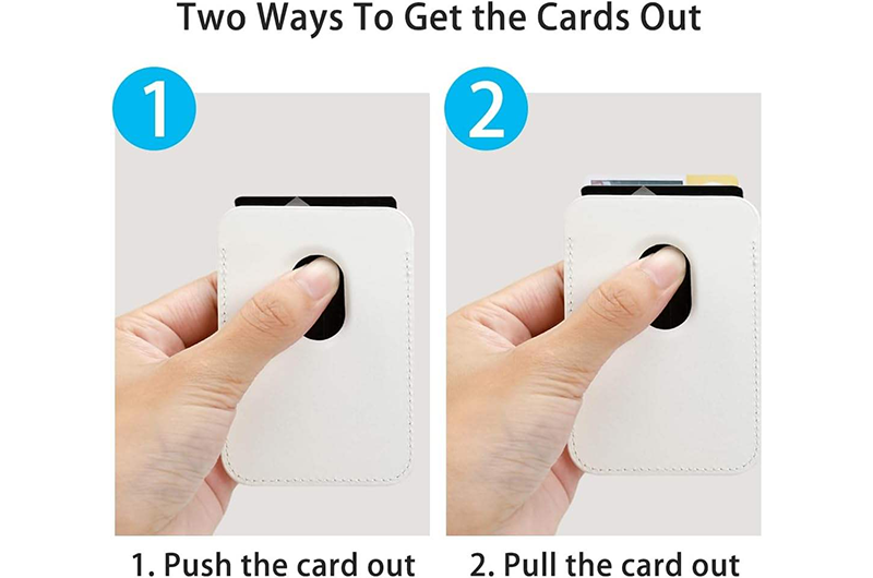 Print Pattern Magnetic Wallet Card Holder for iPhone 12-17 Series( (Support OEM/ODM)
